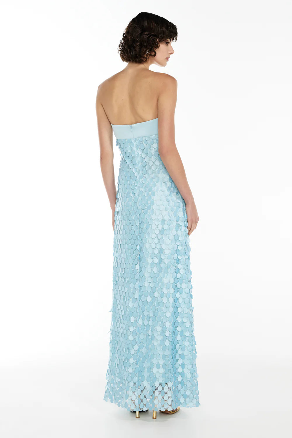 Supreme Extreme Balconette Gown in Aqua Spritz