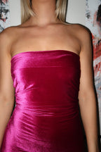 Camryn Maxi Dress and Sleeves in Magenta