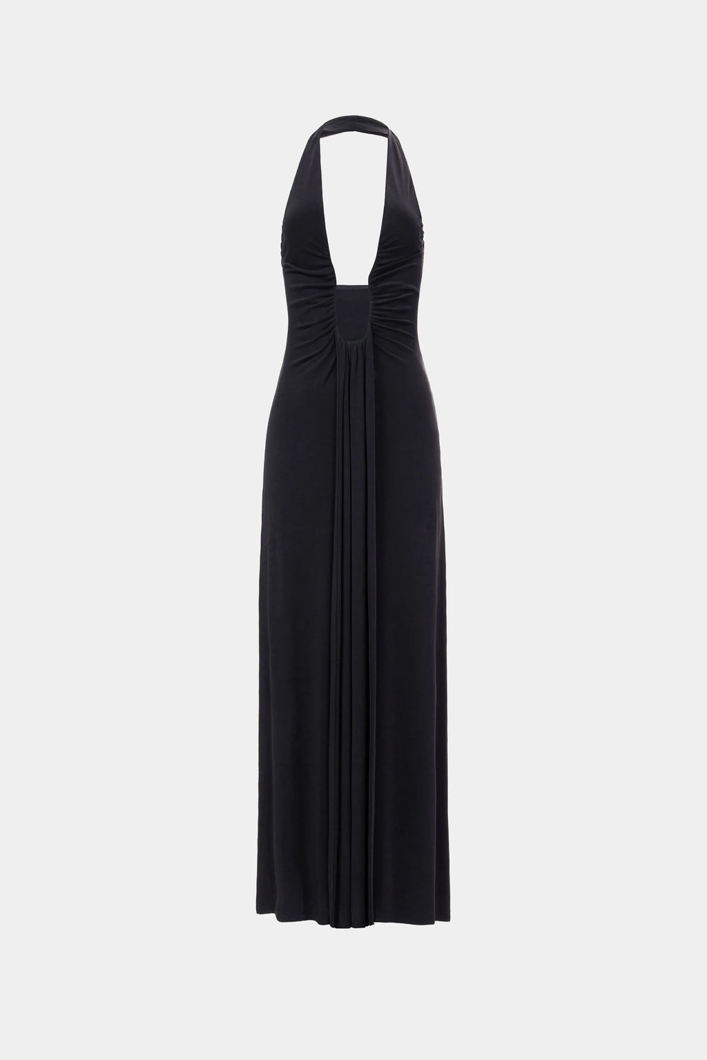 Jennifer Cupro Gown in Black