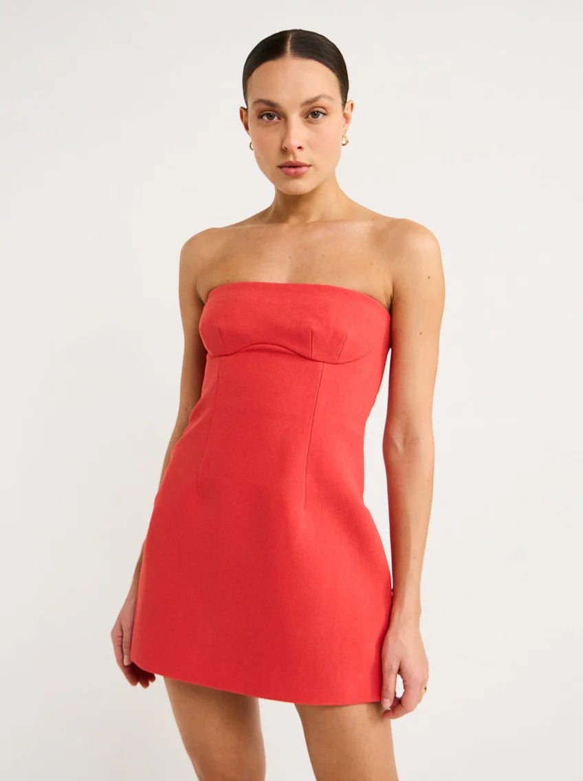 Spoerri Mini Dress in Red