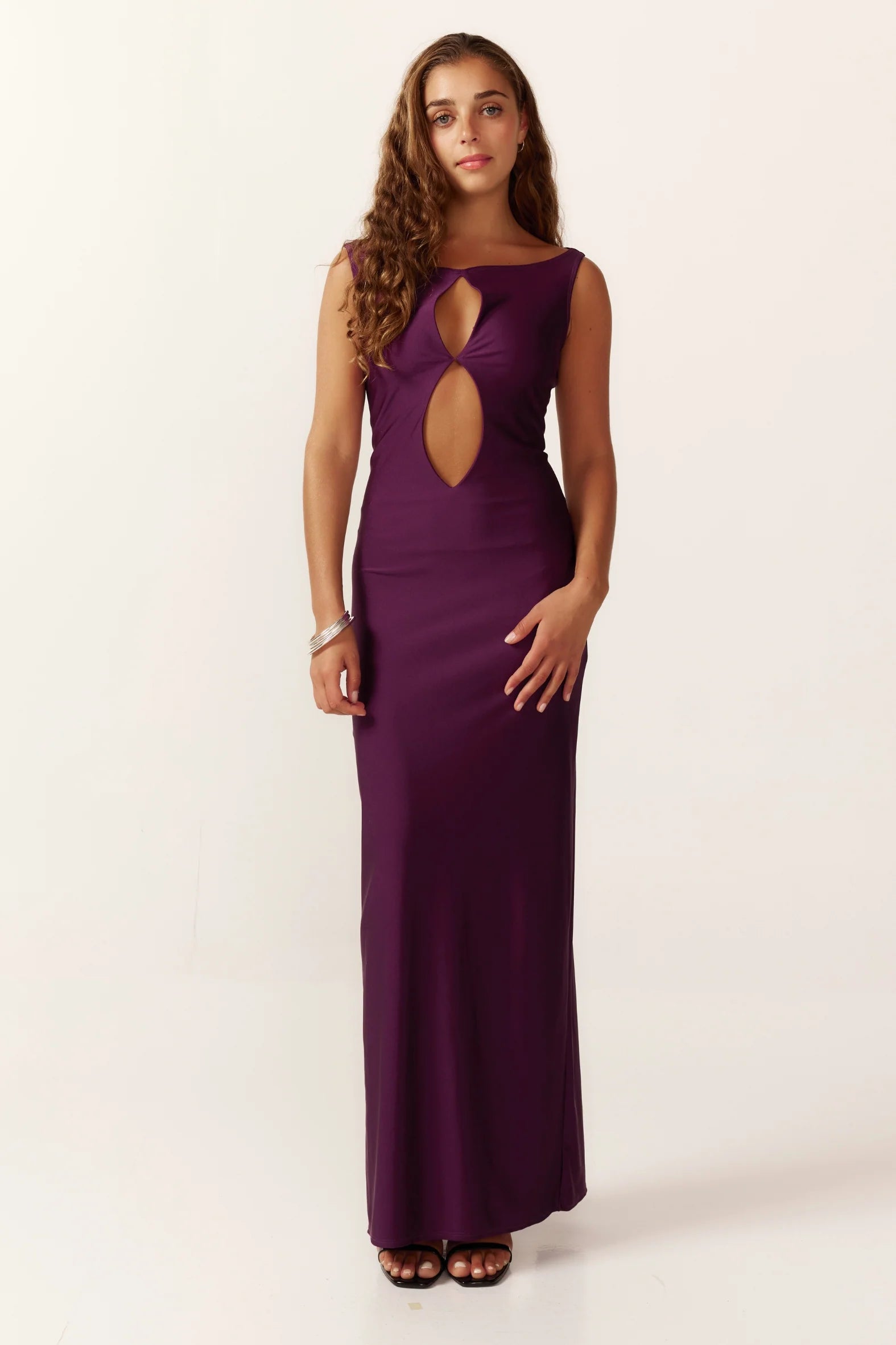 Passable Dress in Plum