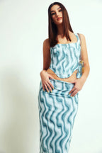 Campbell Corset and Moni Skirt in Swerve