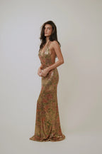 Liana Gown in Fleuir Sequin