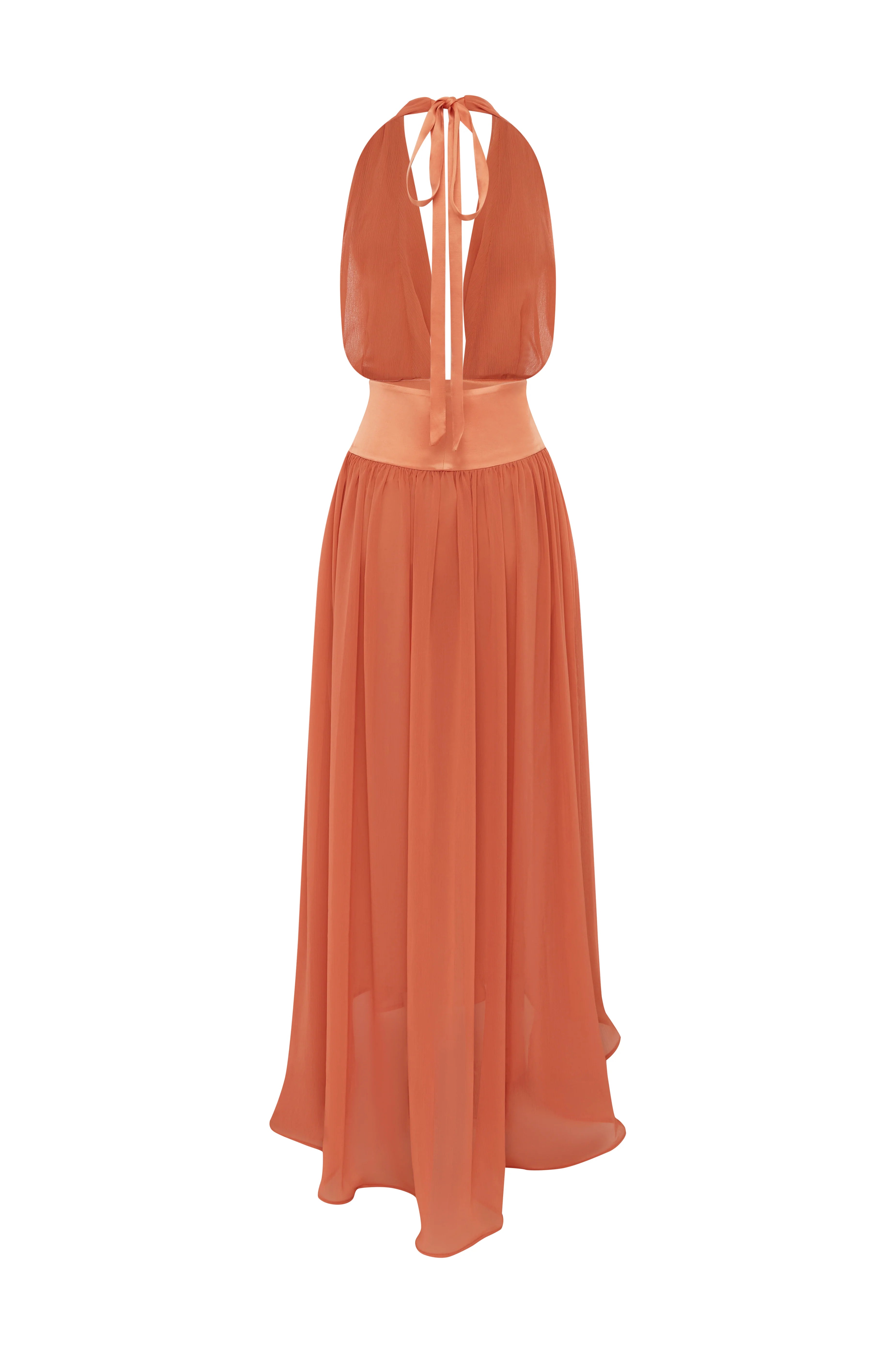 Serena Dress in Coral