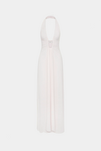Jennifer Cupro Gown in Ivory