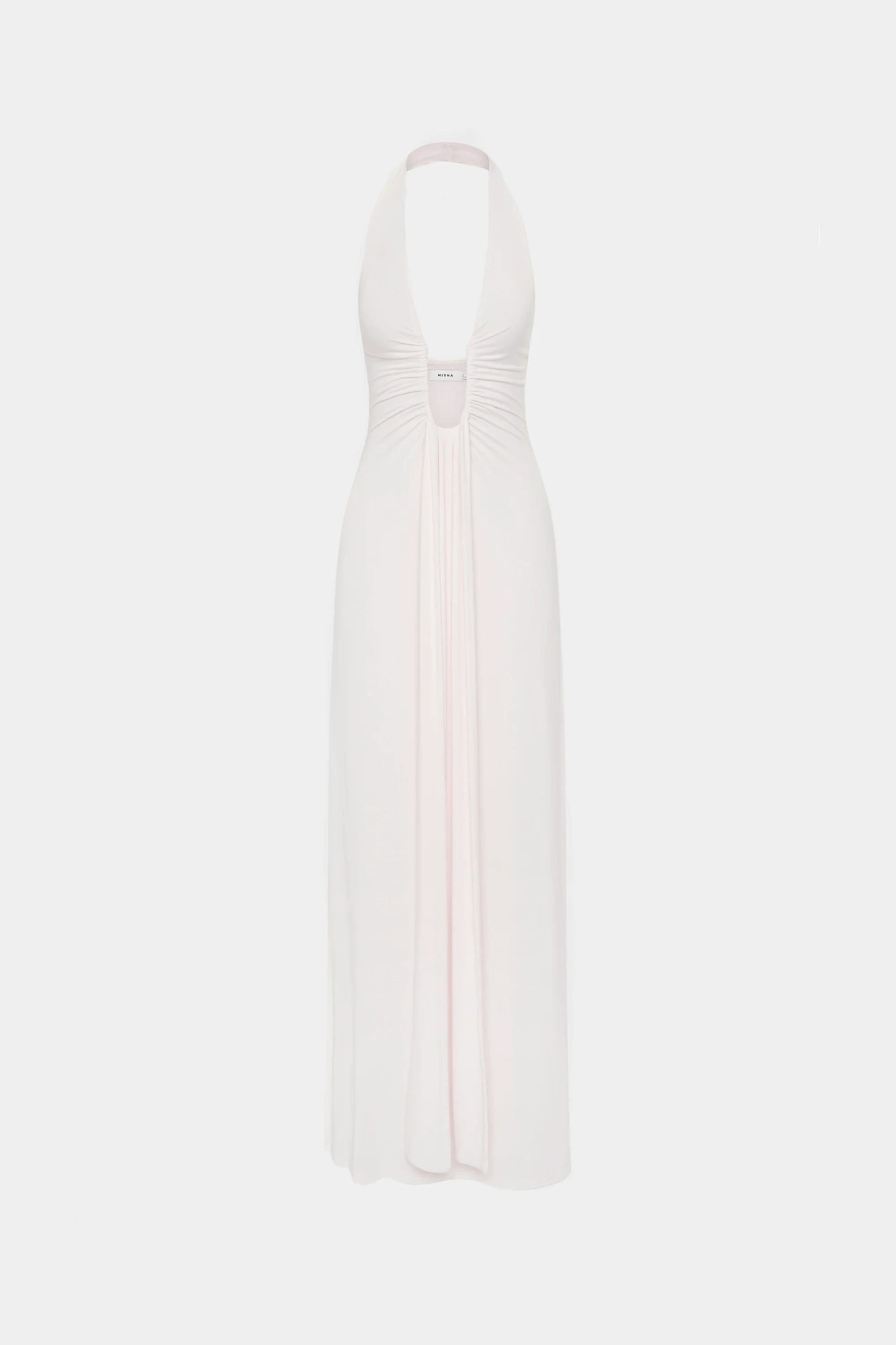 Jennifer Cupro Gown in Ivory