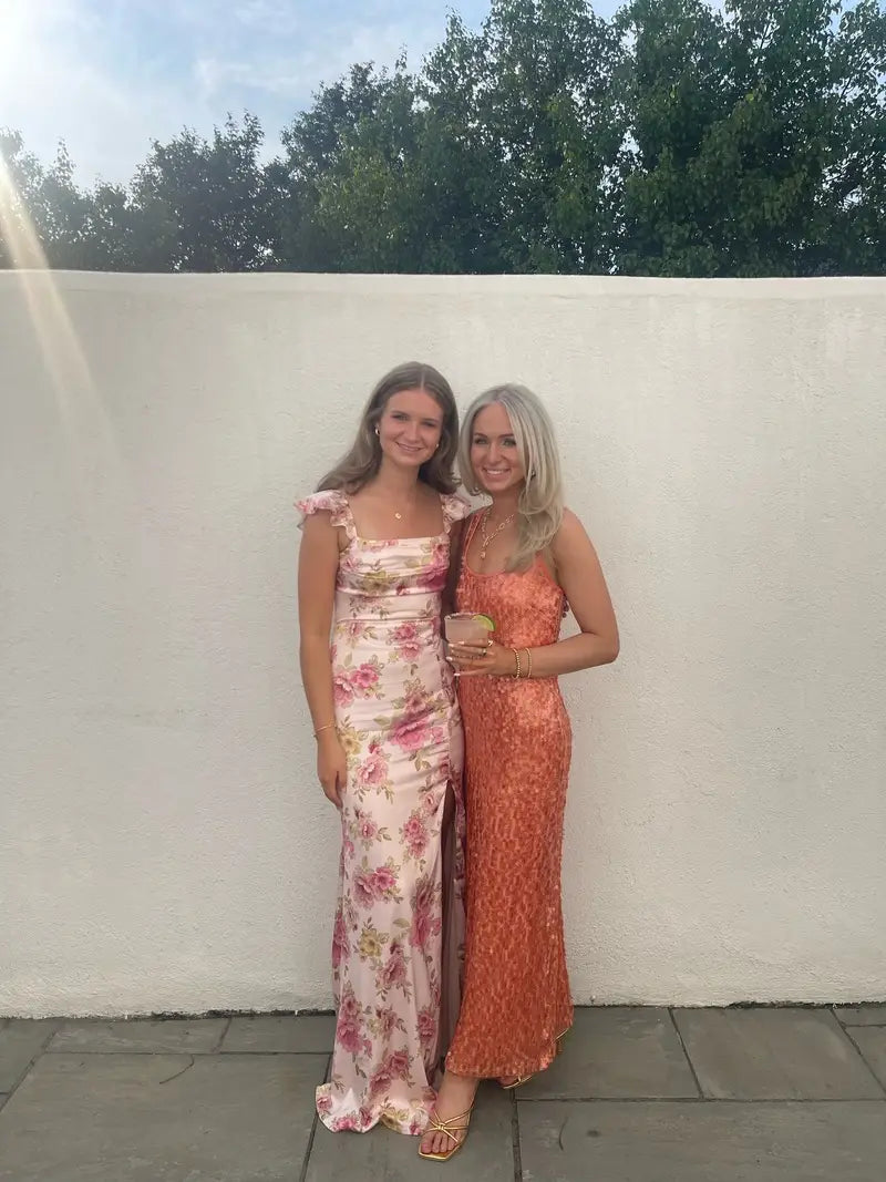 Bex Tank Maxi Dress in Orange