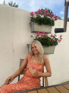 Bex Tank Maxi Dress in Orange