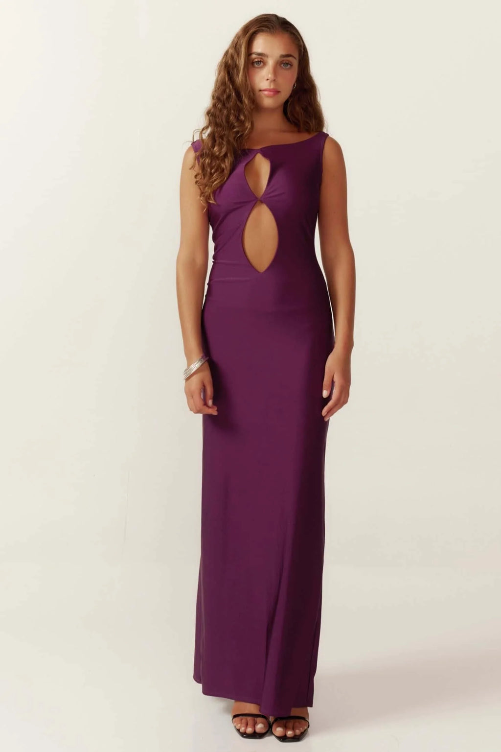 Passable Dress in Plum