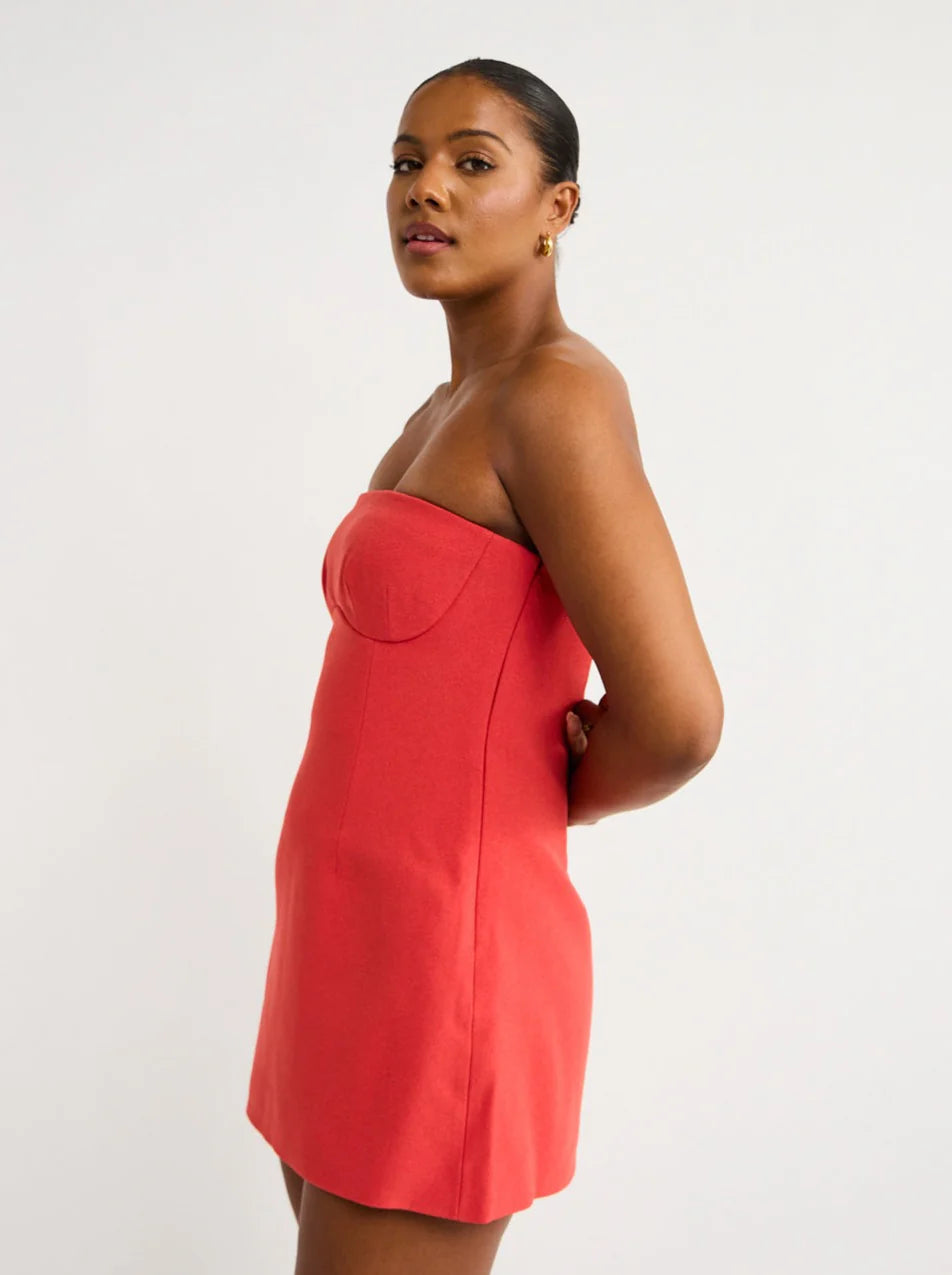 Spoerri Mini Dress in Red