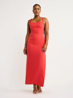 Spoerri Backless Gown In Red