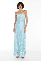 Supreme Extreme Balconette Gown in Aqua Spritz