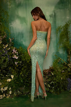 Elizabeth Dress in Malachite