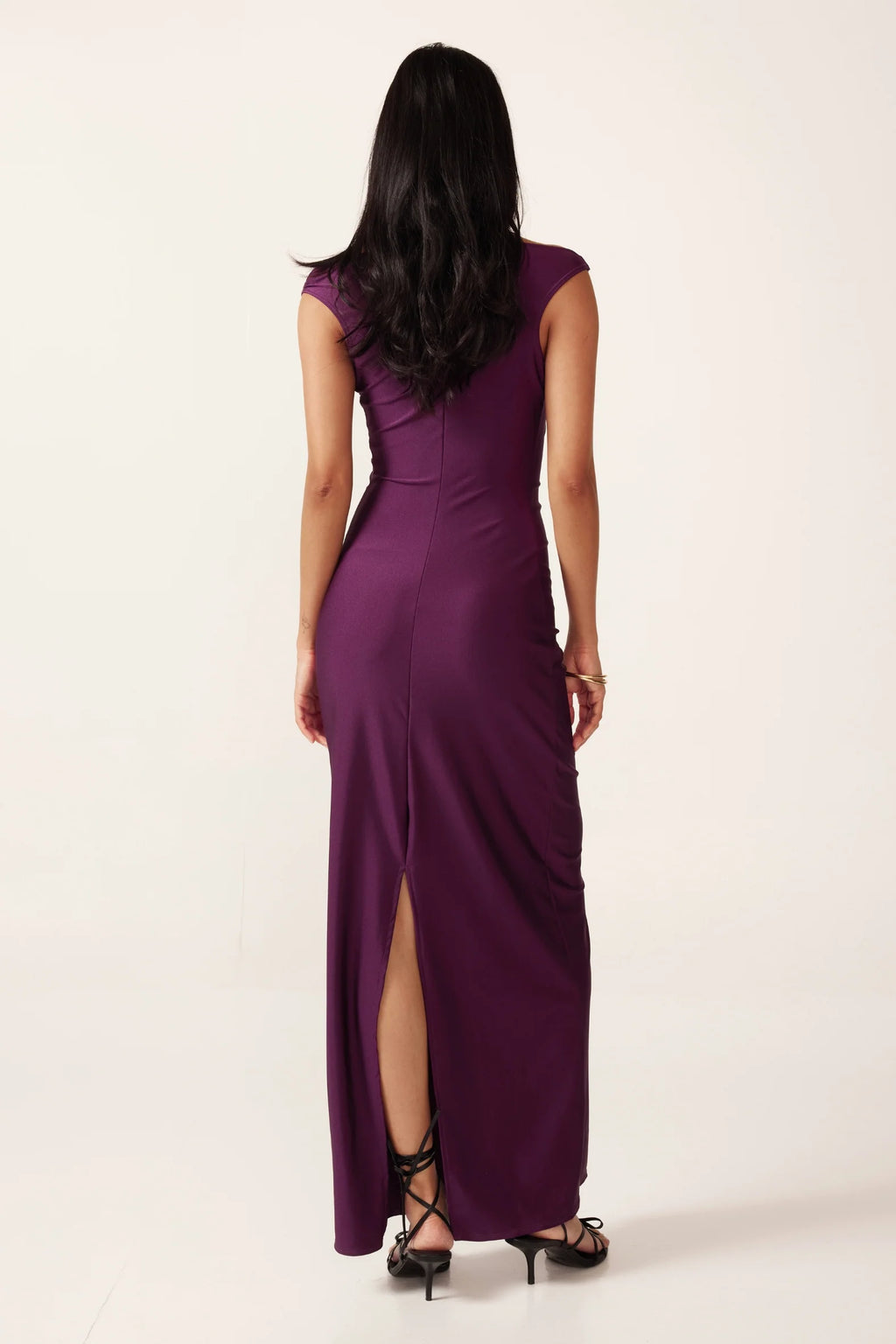 Passable Dress in Plum