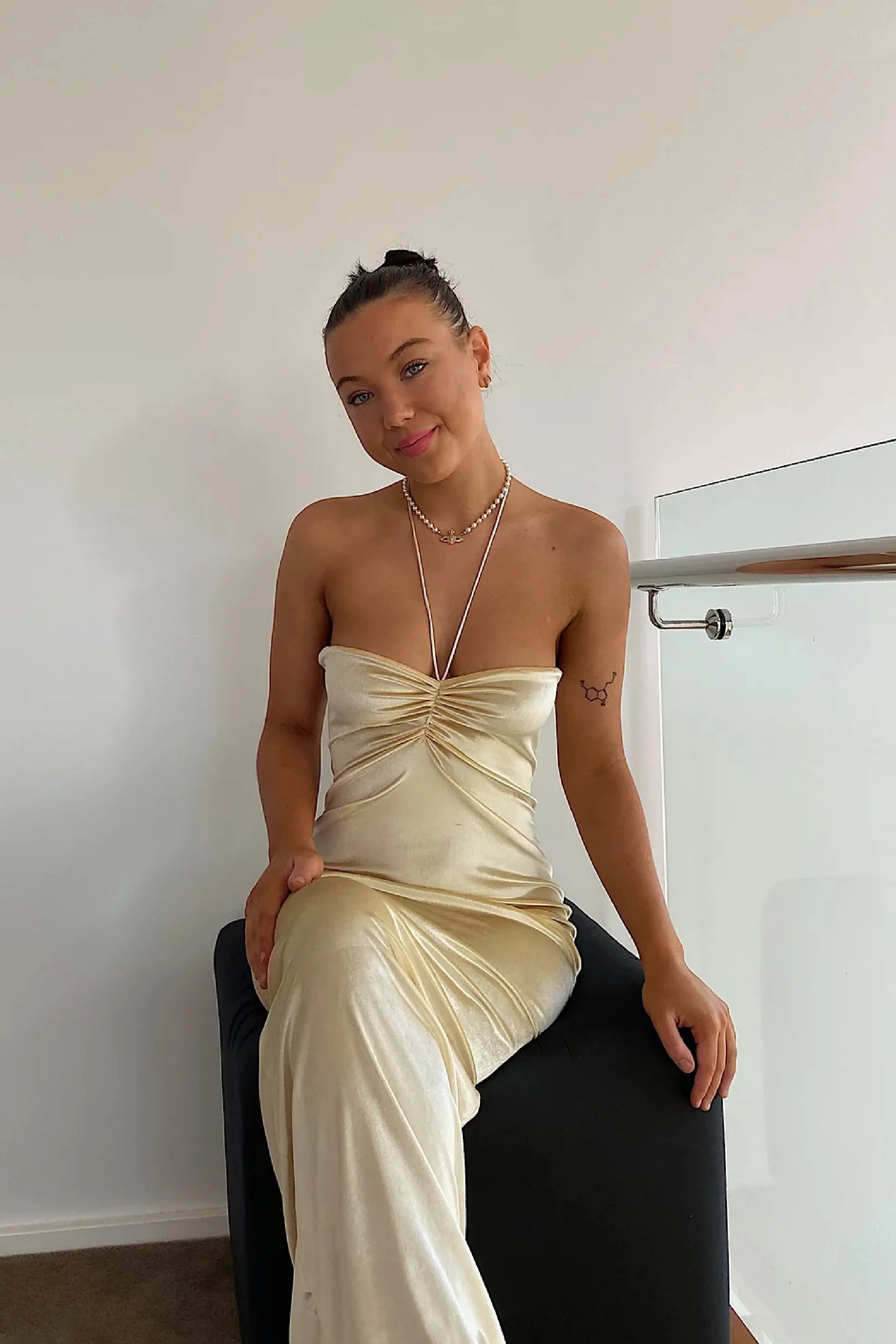 Lulu Gown in Champagne