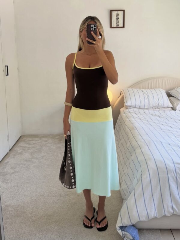 Lucy Midi Dress in Mirage