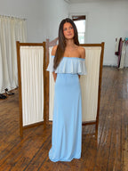 Physllis Dress in Baby Bue