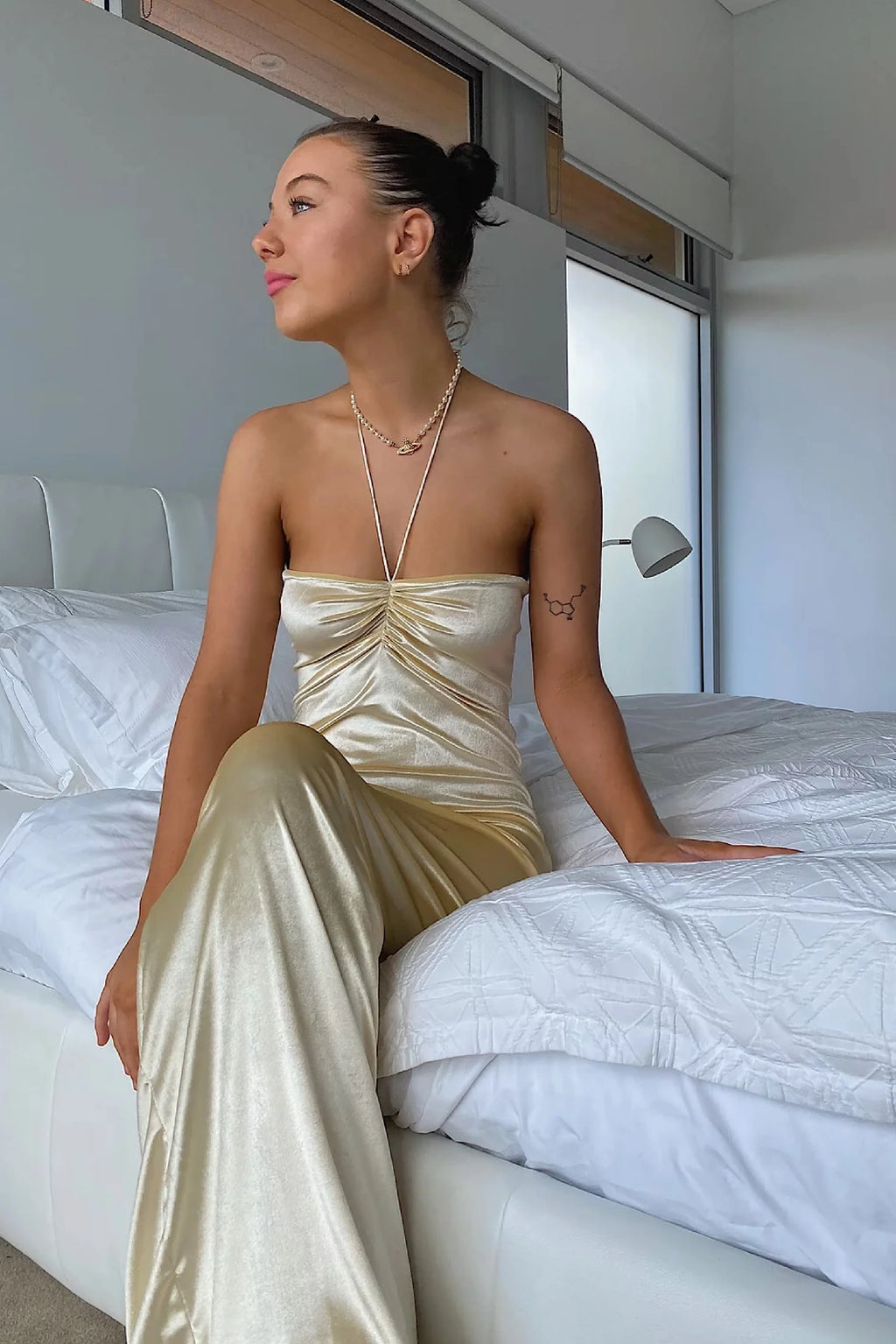 Lulu Gown in Champagne