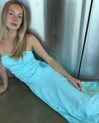 Mira Dress in Aquamarine