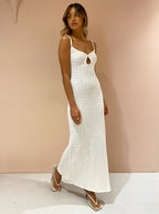 Elfie Maxi Dress in Ivory