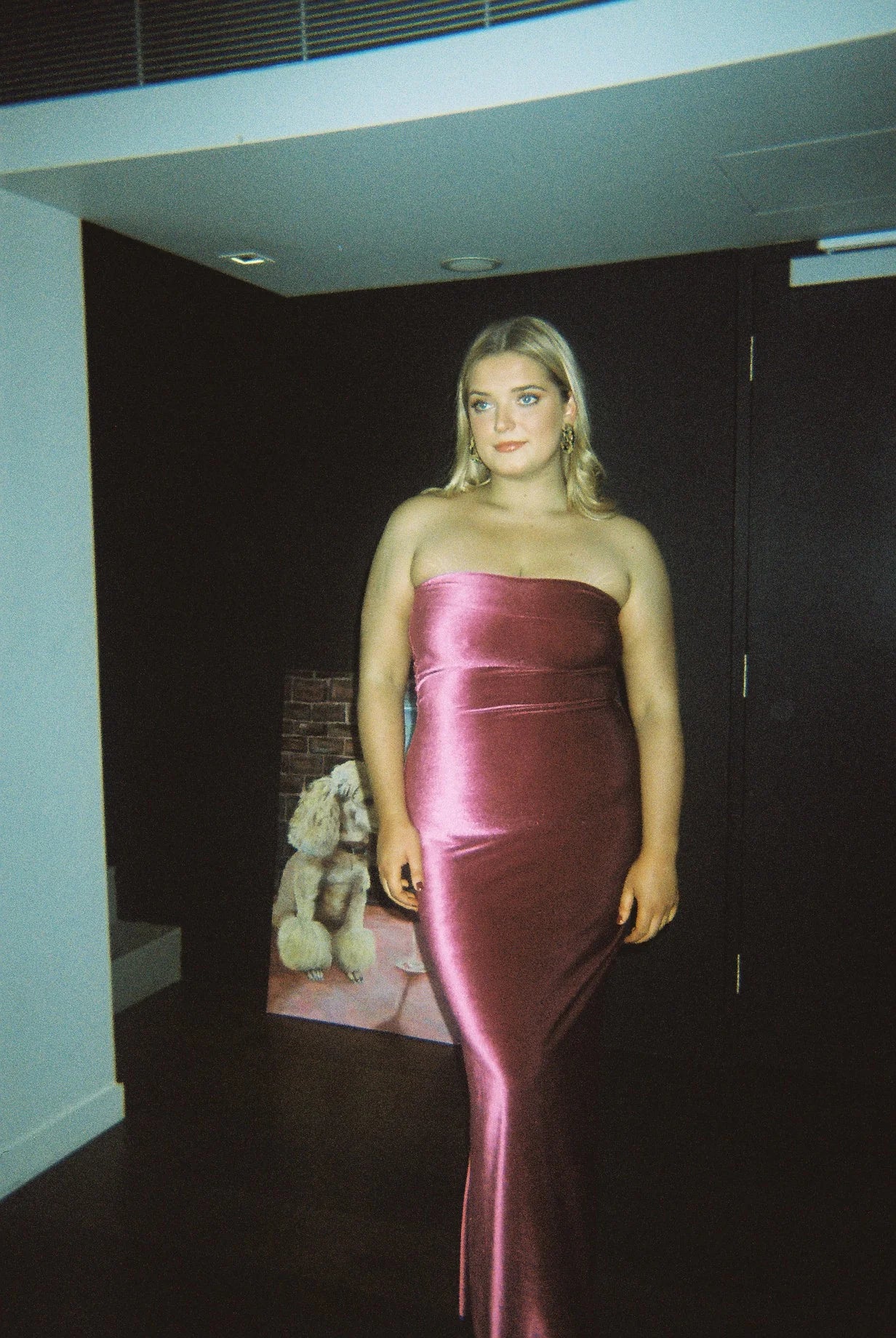 Camryn Maxi Dress and Sleeves in Magenta