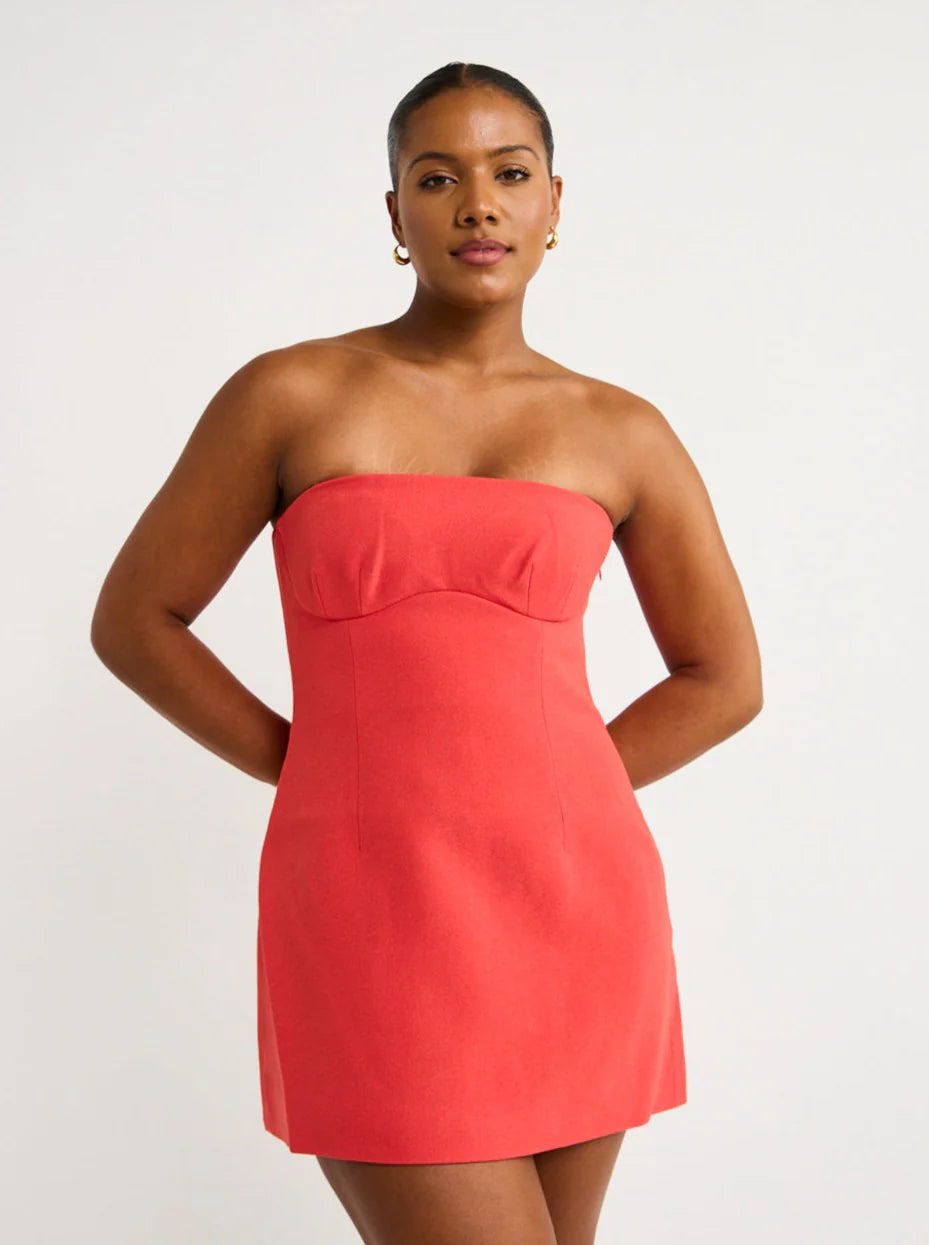 Spoerri Mini Dress in Red