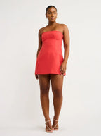 Spoerri Mini Dress in Red
