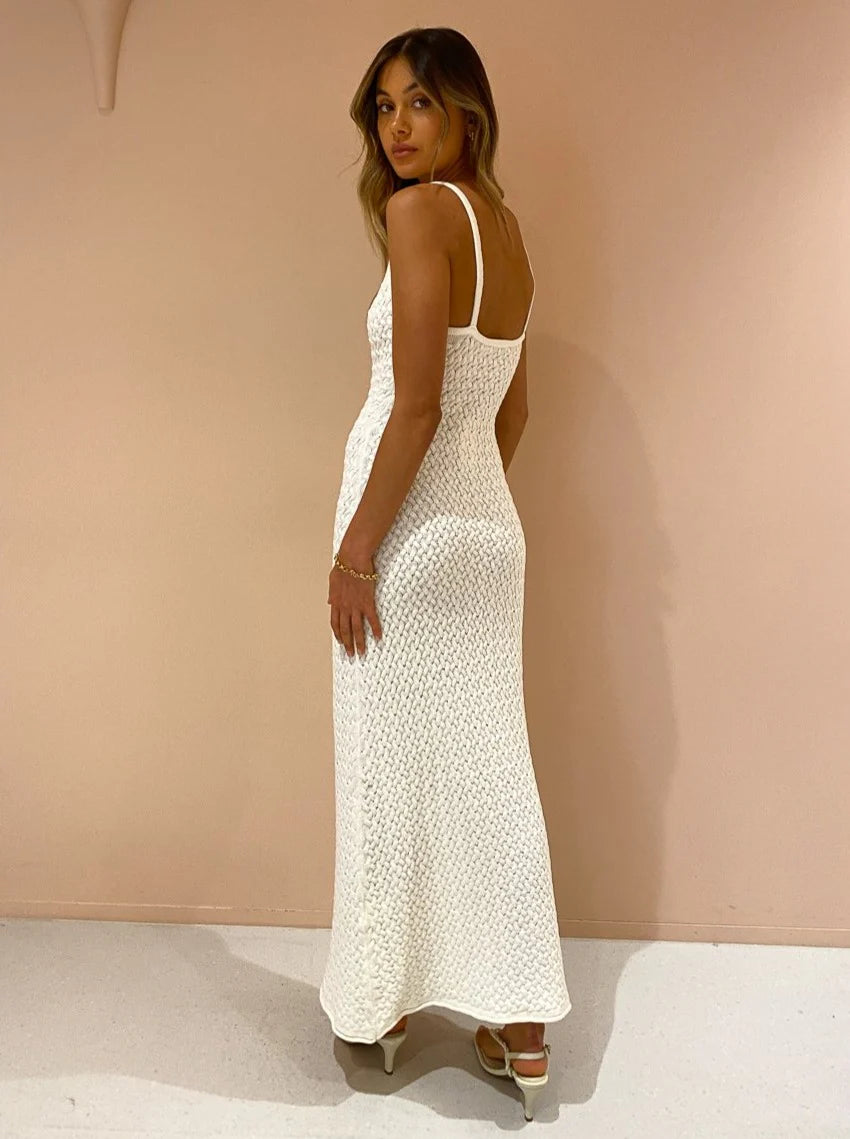 Elfie Maxi Dress in Ivory