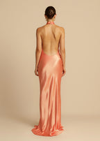 The Gaia Gown in Papaya