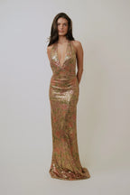 Liana Gown in Fleuir Sequin