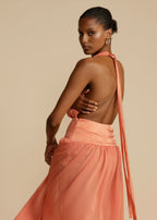 Serena Dress in Coral