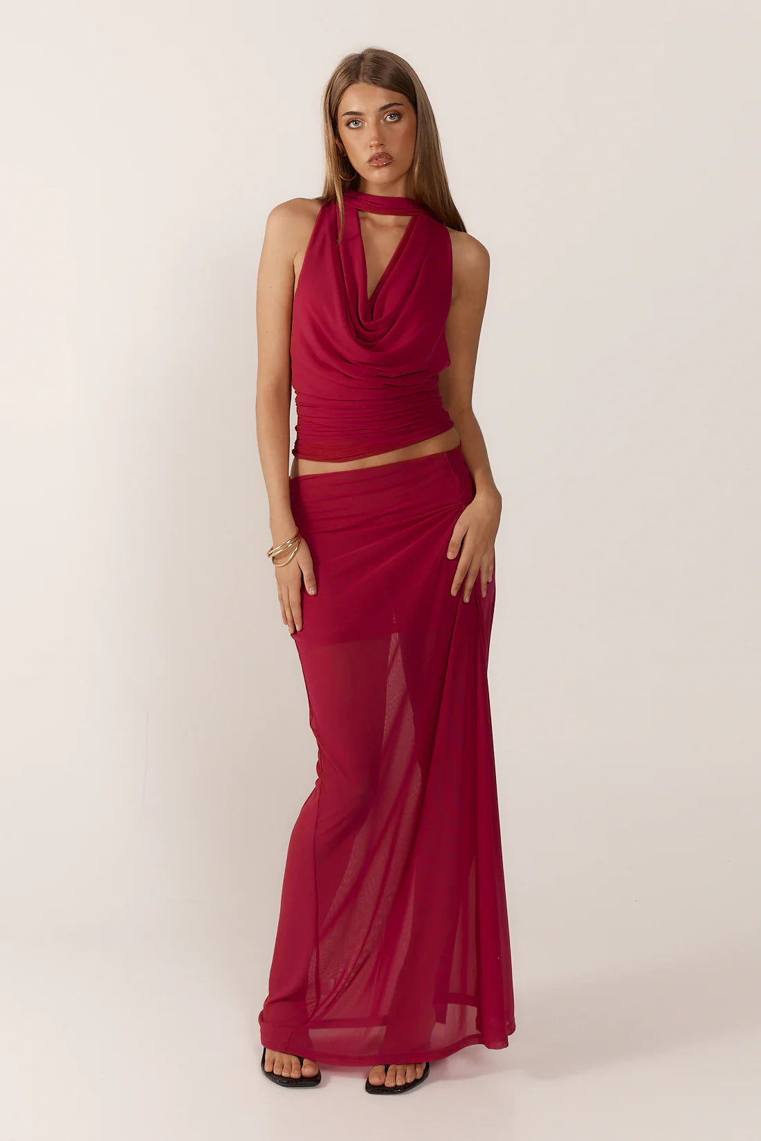 Prim Set in Burgundy