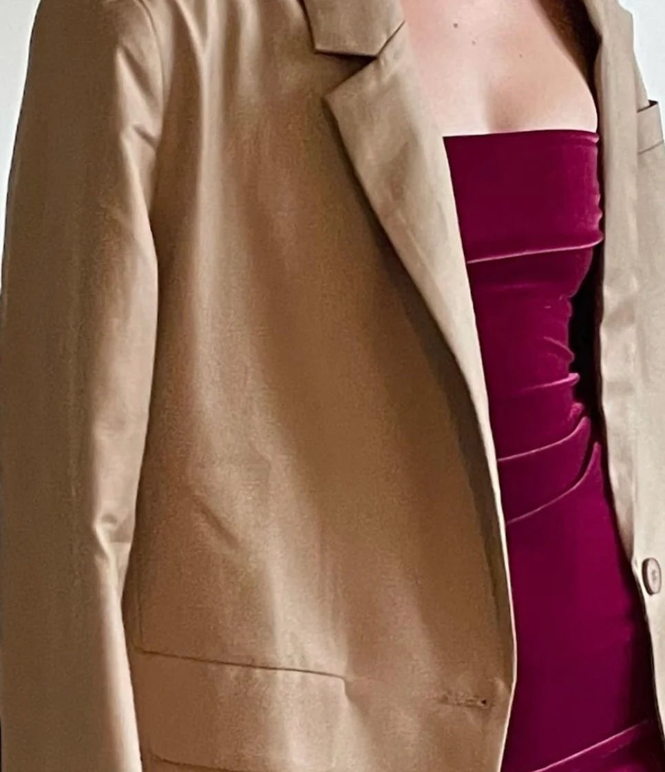 Camryn Mini Dress in Magenta