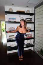 Camryn Blackberry Maxi Dress and Sleeves