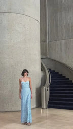 Supreme Extreme Balconette Gown in Aqua Spritz