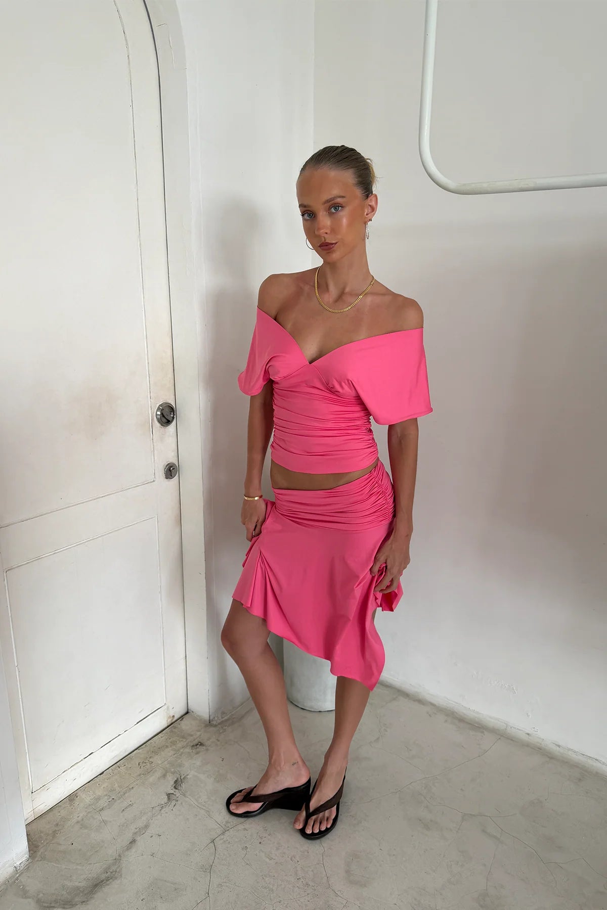 Andi Set in Coral