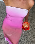 Lea Maxi Dress in Pink