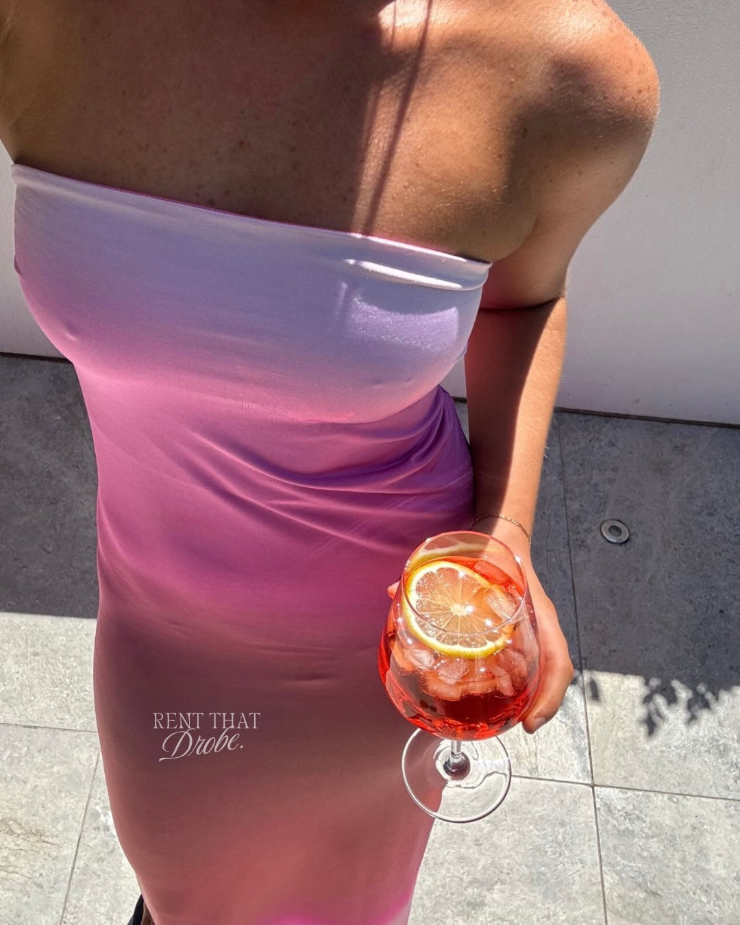 Lea Maxi Dress in Pink