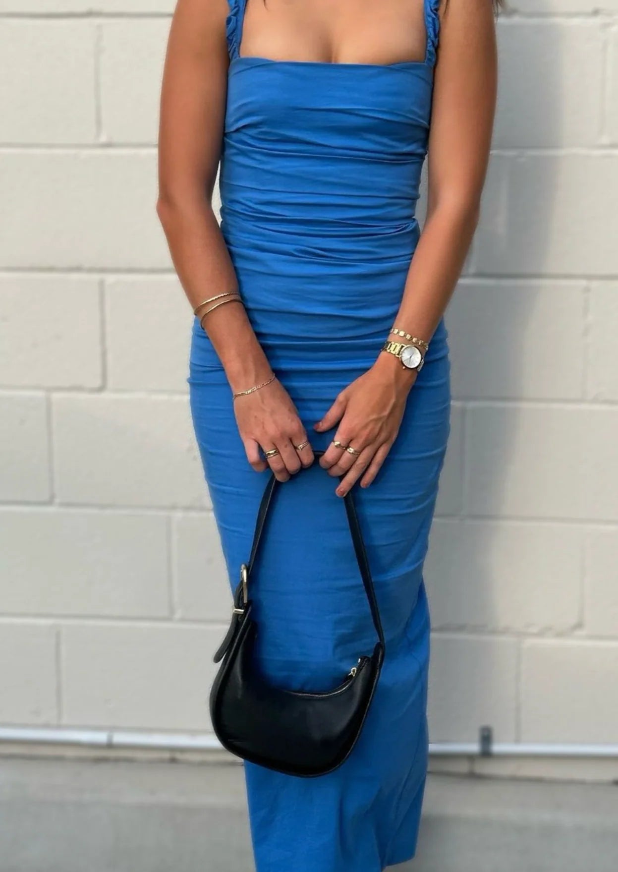 Balconette Gown in Azul