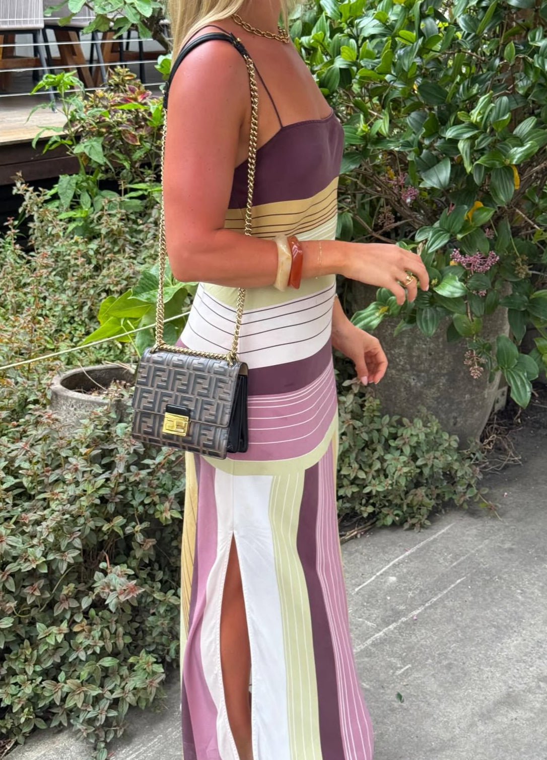 Fontana Slip Dress with Elisa Stripe