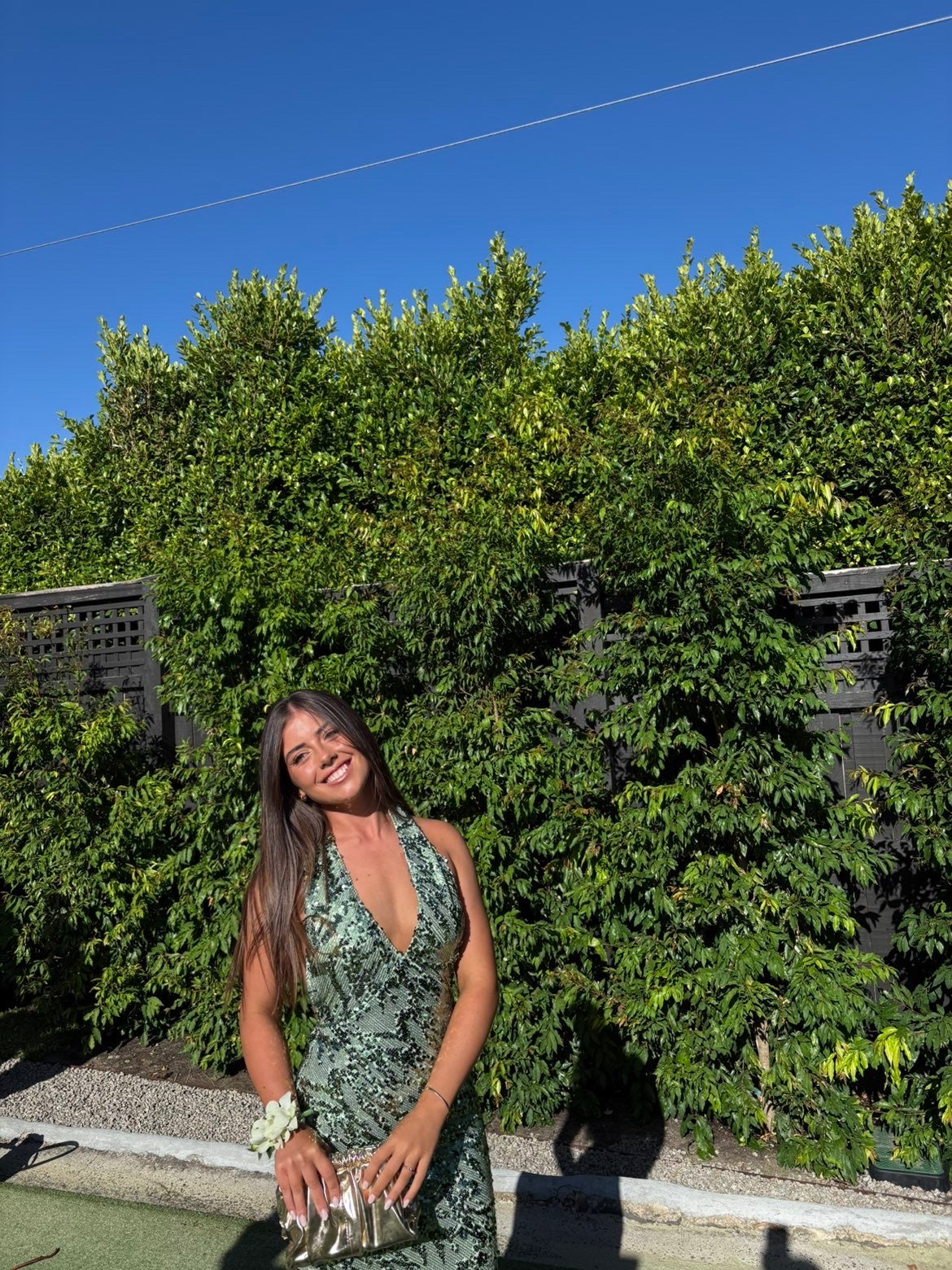 Liana Dress in Seafoam Sequin