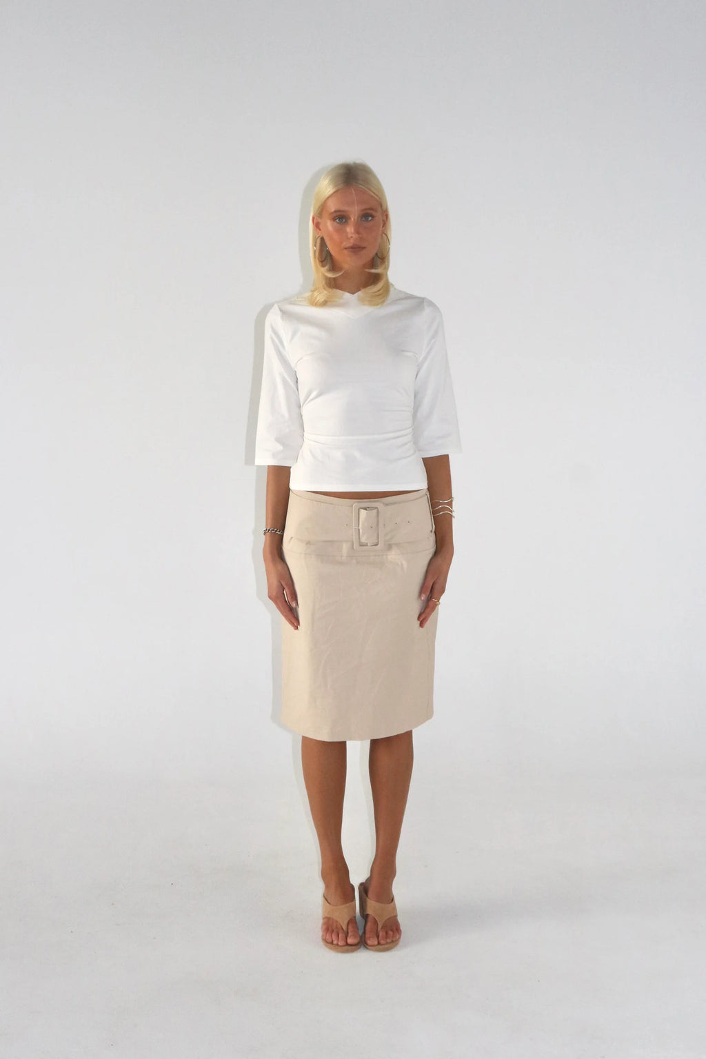 Margot Skirt in Sand