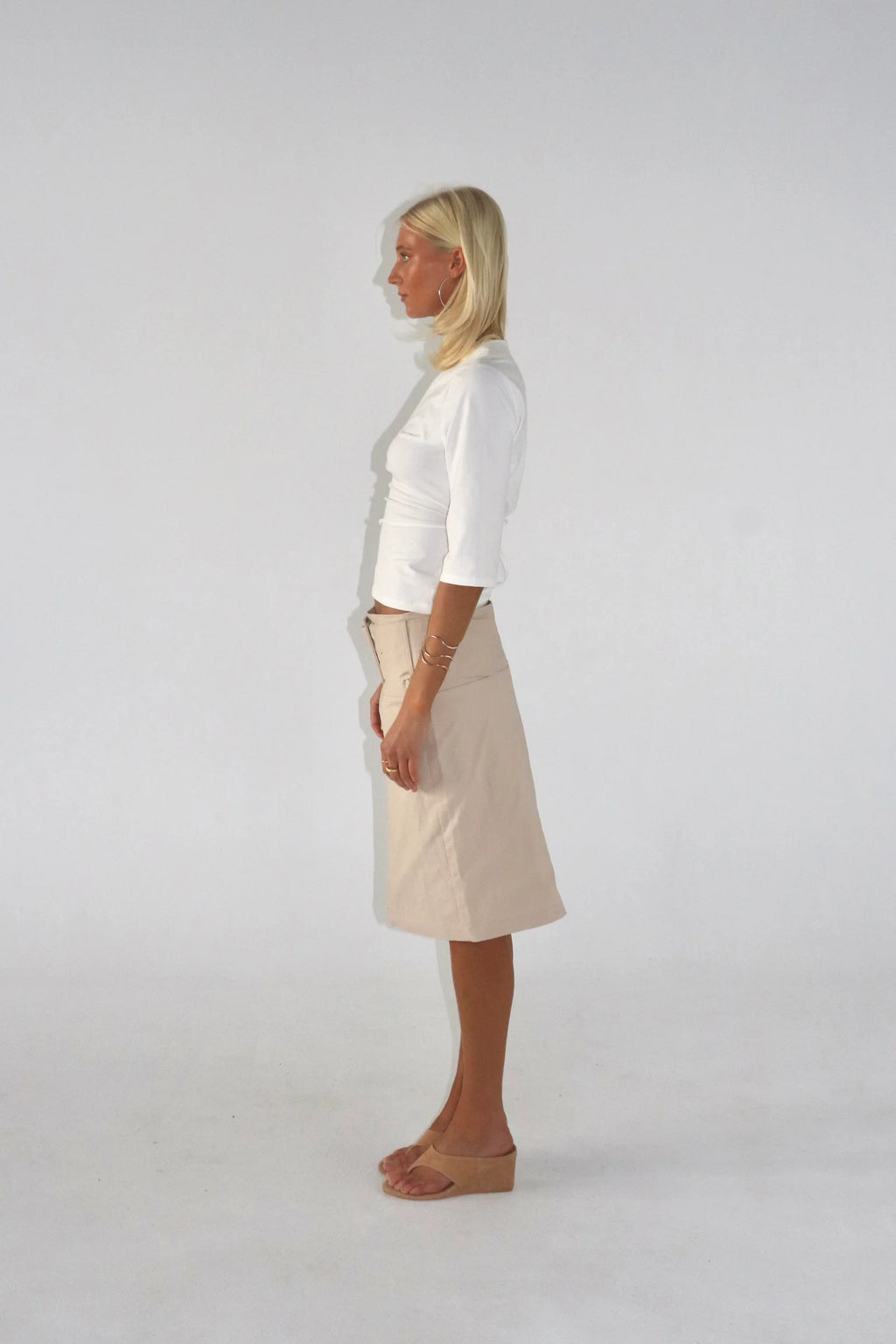 Margot Skirt in Sand