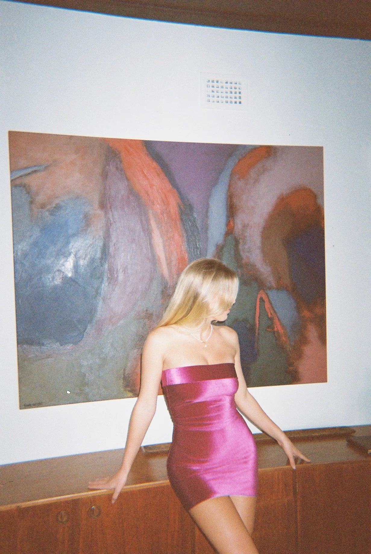 Camryn Mini Dress in Magenta