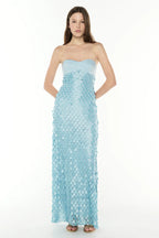 Supreme Extreme Balconette Gown in Aqua Spritz
