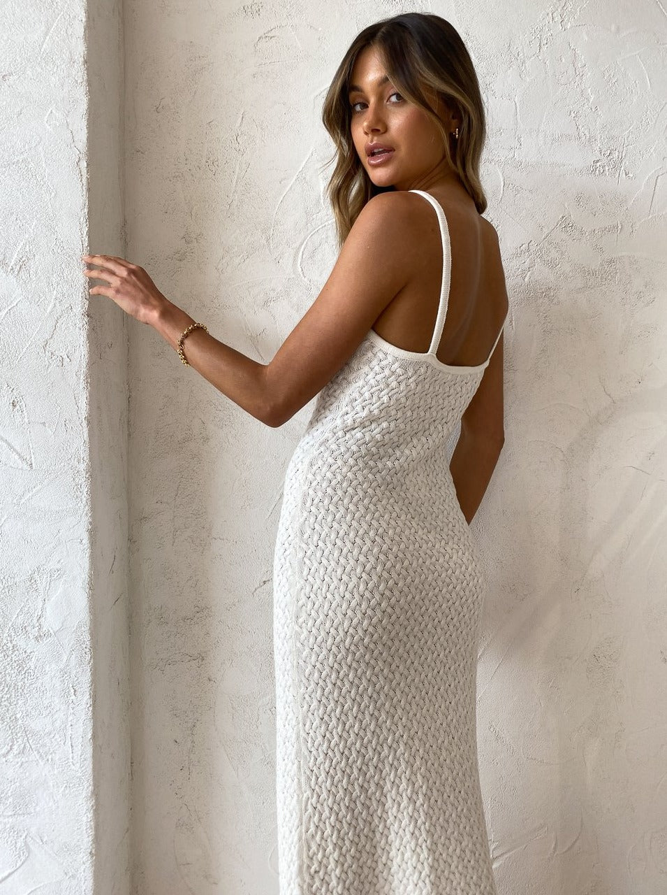 Elfie Maxi Dress in Ivory