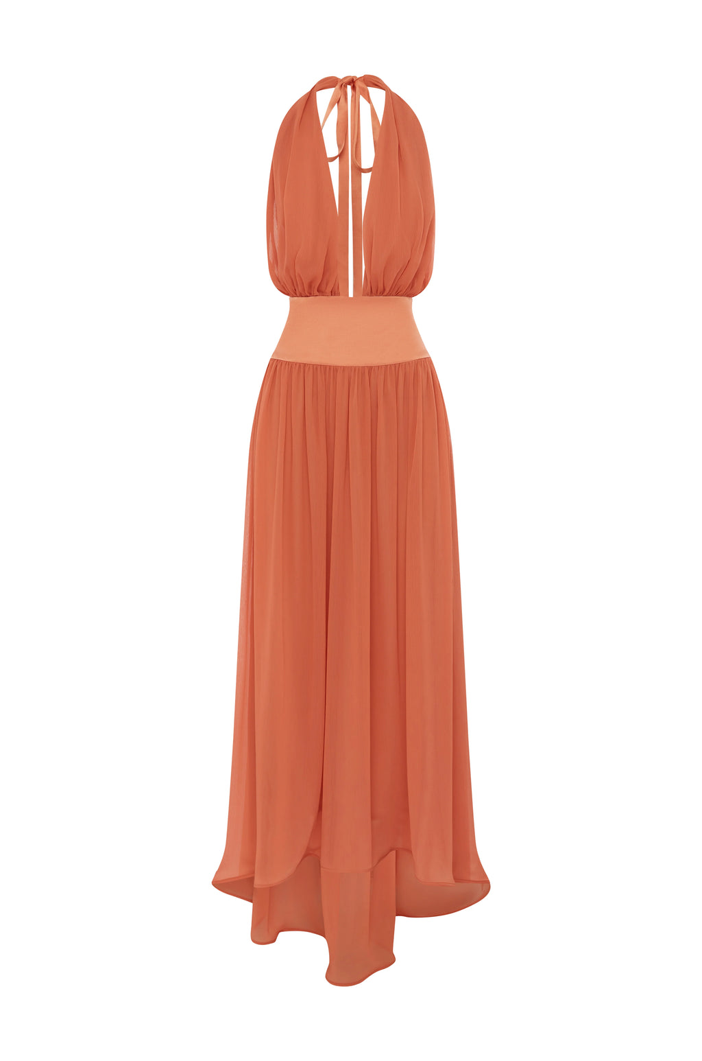 Serena Dress in Coral