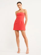 Spoerri Mini Dress in Red