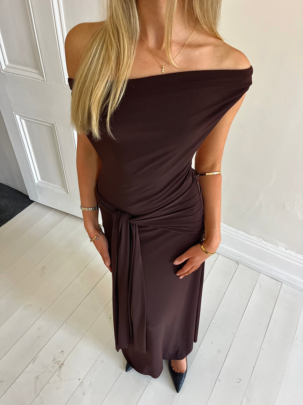 Nadia Dress Brown