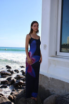 Midnight Lily Floral Slip Dress